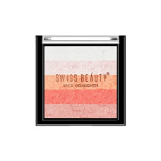 Deals, Discounts & Offers on Beauty Care - Swiss Beauty Brick Highlighter | Highly-Pigmented Powder Highlighter + Bronzer With Easy-To-Blend Formula | Shade- 2, 7G |