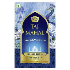 Deals and Offers on - Taj Mahal Baarish Wali Chai | Monsoon Edition Tea | Ginger, Cloves, Tulsi, Cardamom | Deals, Discounts & Offers on - Taj Mahal Baarish Wali Chai | Monsoon Edition Tea | Ginger, Cloves, Tulsi, Cardamom |