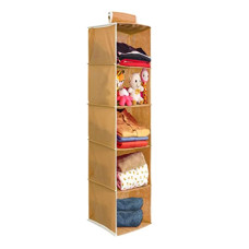 Deals and Offers on - PrettyKrafts 5 Tiers Clothes Hanging Organizer, Wardrobe Deals, Discounts & Offers on - PrettyKrafts 5 Tiers Clothes Hanging Organizer, Wardrobe