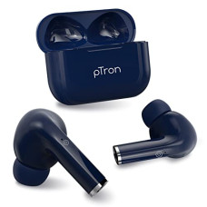 Deals, Discounts & Offers on Headphones - PTron Newly Launched Bassbuds Neo TWS Earbuds, HD Mic & TruTalk ENC Calls, Game/Music Modes, 35Hrs Playtime, in-Ear Bluetooth 5.3 Headphones, Type-C Fast Charging & IPX5 Water Resistant (Blue)