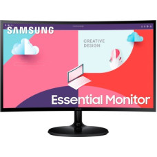 Deals, Discounts & Offers on Computers & Peripherals - [For Credit Card] SAMSUNG 27 inch Curved Full HD VA Panel with 1800R Curvature, HDMI, Audio Ports, Flicker Free, Slim Design Monitor (LS27C360EAWXXL)(AMD Free Sync, Response Time: 4 ms, 75 Hz Refresh Rate)