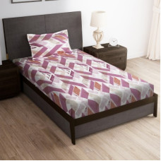Deals and Offers on - Story@home 180 TC Microfiber Single Abstract Flat Bedsheet(Pack of 1, Mauve, Pink) Deals, Discounts & Offers on - Story@home 180 TC Microfiber Single Abstract Flat Bedsheet(Pack of 1, Mauve, Pink)
