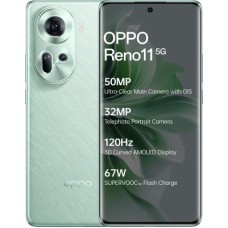 Deals, Discounts & Offers on Mobiles - [For Card Users] OPPO Reno 11 5G (Wave Green, 128 GB)(8 GB RAM)