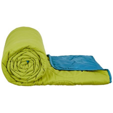 Deals and Offers on - Amazon Brand - Solimo Microfibre Reversible Double Bed Comforter/Quilt/AC Blanket|Aqua Blue & Olive Green|120 GSM Deals, Discounts & Offers on - Amazon Brand - Solimo Microfibre Reversible Double Bed Comforter/Quilt/AC Blanket|Aqua Blue & Olive Green|120 GSM