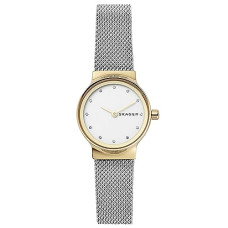 Deals, Discounts & Offers on Watches & Handbag - Skagen Analog Womens Watch White Dial Silver Colored Strap Stainless Steel Material
