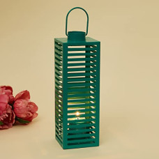 Deals and Offers on - Home Centre Splendid Green Solid Metal Hanging Lantern Deals, Discounts & Offers on - Home Centre Splendid Green Solid Metal Hanging Lantern