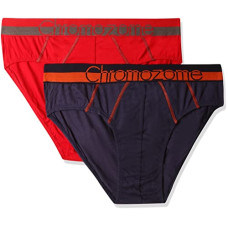 Deals and Offers on Men - Chromozome Men's Cotton Yearly Replanish Regular Pack of 2 Brief (WS 1_V63:Red-Navy_S) Deals, Discounts & Offers on Men - Chromozome Men's Cotton Yearly Replanish Regular Pack of 2 Brief (WS 1_V63:Red-Navy_S)