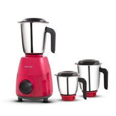 Deals, Discounts & Offers on  - Philips HL7505/02 Mixer Grinder, 500W Endura Motor with rapid cool motor technology, 3 heavy duty and leak proof Jars