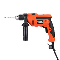 Deals, Discounts & Offers on  - BLACK+DECKER KR554RE 550W 13mm Corded Variable Speed Reversible Hammer Drill Machine with Lock-On & 4 Drill Bits, For Home & DIY Use