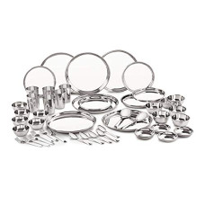 Deals and Offers on - Neelam Stainless Steel Premium Dinner Set (Set of 50 Pcs) Deals, Discounts & Offers on - Neelam Stainless Steel Premium Dinner Set (Set of 50 Pcs)