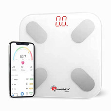 Deals and Offers on - PowerMax Fitness BCA-150Smart Bluetooth Body Fat Scale - Smart BMI Digital Bathroom Wireless Weight Scale & Body Composition Analyser with Smartphone App Deals, Discounts & Offers on - PowerMax Fitness BCA-150Smart Bluetooth Body Fat Scale - Smart BMI Digital Bathroom Wireless Weight Scale & Body Composition Analyser with Smartphone App