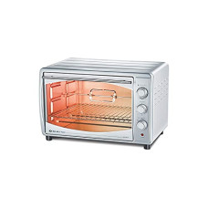 Deals, Discounts & Offers on  - Bajaj Majesty 4500 Tmcss 45 Litre Oven Toaster Grill(45 Litres Otg)With Motorised Rotisserie&Convection Fan,Stainless Steel Body&Transparent Glass Door,2 Year Warranty,Silver,45 Liter,1200 Watt