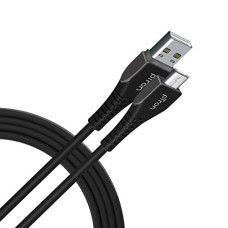 Deals, Discounts & Offers on  - pTron USB-A to Micro USB 2.4A Fast Charging Cable compatible with Android Phones/Tablets, 480mbps Data Transfer Speed, Made in India, Solero M241 Tangle-free USB Cable (Round, 1M, Black)
