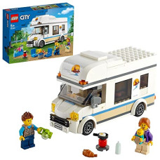 Deals, Discounts & Offers on  - LEGO 60283 City Great Vehicles Holiday Camper Van Toy, Motorhome Car Playset, Summer Holidays Toys