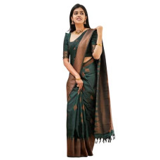 Deals and Offers on Women - Shiv Textiles Womens Banarasi Silk Saree with Blouse Perfect Deals, Discounts & Offers on Women - Shiv Textiles Womens Banarasi Silk Saree with Blouse Perfect