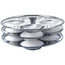 Deals, Discounts & Offers on Cookware - PANCA Stainless Steel Non Stick Idli Plates Idli Maker| Idli Stand with Holes