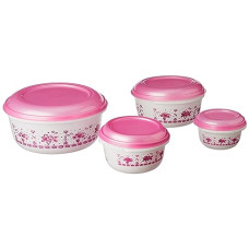 Deals and Offers on - Aristo Supreme Plastic Storage Container Set Of 4, Color May Vary (Capacity - 350-650 - 1300-2500 ml) Deals, Discounts & Offers on - Aristo Supreme Plastic Storage Container Set Of 4, Color May Vary (Capacity - 350-650 - 1300-2500 ml)