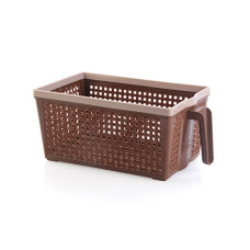 Deals and Offers on - Nayasa Plastic Frill No. 2 Fruit Basket, Large (Chocolate) Deals, Discounts & Offers on - Nayasa Plastic Frill No. 2 Fruit Basket, Large (Chocolate)