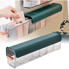 Deals, Discounts & Offers on Home Improvement - Arto Clear Wall Mounted Drawer Organizer, Wall Hanging Transparent Underwear Panties Storage Box Punch-Free Multifunctional Storage Box