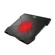 Deals, Discounts & Offers on Laptop Accessories - Ant Esports NC130 Ultra Slim and Sturdy Portable Laptop Cooling Pad with 1 * 1 125mm Quiet Red LED,Anti Skid Height Adjustable Stand, 1 USB Ports Supports 10 to 15.6 Inch Laptop