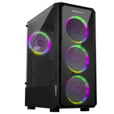 Deals and Offers on - ZEBRONICS Invicta PRO Mid-Tower Premium Gaming Cabinet ATX/mATX/Mini ITX, 3X 120mm Front + 1x 120mm Rear Fan, RGB Halo Glow Ring Fan, Front & Side Tempered Glass Panel Deals, Discounts & Offers on - ZEBRONICS Invicta PRO Mid-Tower Premium Gaming Cabinet ATX/mATX/Mini ITX, 3X 120mm Front + 1x 120mm Rear Fan, RGB Halo Glow Ring Fan, Front & Side Tempered Glass Panel