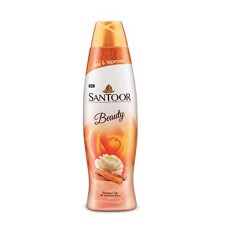 Deals and Offers on Beauty Care - Santoor Beauty Talc with Sandalwood Extracts| Sandal, Rose, Musk & Geranium Mint Fragrance| Absorbs Excess Moisture| Dermatologically Tested| For All Skin Types (400g) Deals, Discounts & Offers on Beauty Care - Santoor Beauty Talc with Sandalwood Extracts| Sandal, Rose, Musk & Geranium Mint Fragrance| Absorbs Excess Moisture| Dermatologically Tested| For All Skin Types (400g)