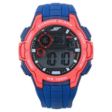 Deals, Discounts & Offers on Men - SF Atomic Digital Black Dial Men's Watch - 77097PP01 / 77097PP01