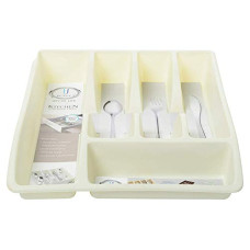 Deals and Offers on - Joyo Plastic Cutlery Organizer, Regular, off-white Deals, Discounts & Offers on - Joyo Plastic Cutlery Organizer, Regular, off-white