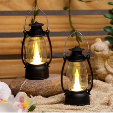 Deals and Offers on - Satyam Kraft 2 Pcs Flameless and Smokeless Acrylic Antique LED Hurricane Lantern Lamp and Wall Hanging Led Candle Light Holder Deals, Discounts & Offers on - Satyam Kraft 2 Pcs Flameless and Smokeless Acrylic Antique LED Hurricane Lantern Lamp and Wall Hanging Led Candle Light Holder
