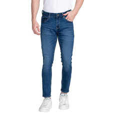 Deals and Offers on Men - Spykar Men's Solid Slim Fit Jeans (Size: 34)-ECKN2BB024-Mid Blue Deals, Discounts & Offers on Men - Spykar Men's Solid Slim Fit Jeans (Size: 34)-ECKN2BB024-Mid Blue