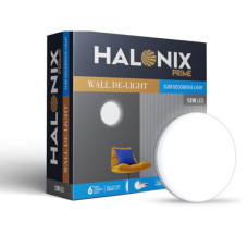 Deals, Discounts & Offers on  - Halonix Prime 12W Round Wall De-Light Slim Surface downlighter | CCT-6500K Cool Day Light Wall lamp |Easy Push fit Installation | Ceiling and Wall downlighter | Slim Decorative Wall Light |