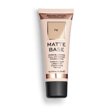 Deals and Offers on Beauty Care - Makeup Revolution Matte Base Foundation F8 Soft Matte Powder Finish Foundation Deals, Discounts & Offers on Beauty Care - Makeup Revolution Matte Base Foundation F8 Soft Matte Powder Finish Foundation