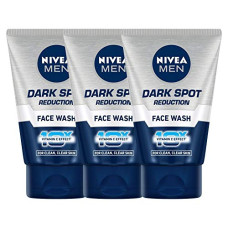 Deals, Discounts & Offers on  - NIVEA MEN Dark Spot Reduction Face Wash 100 g (Pack of 3)| With Ginko and Ginseng Extracts for Clean, Healthy & Clear Skin in Summer | 10 X Vitamin C Effect
