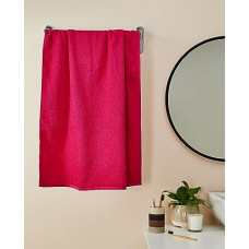 Deals and Offers on - Amazon Brand - Solimo 100% Cotton Bath Towel | Pack of 1 | Extra Large Size | 340 GSM (Pink) Deals, Discounts & Offers on - Amazon Brand - Solimo 100% Cotton Bath Towel | Pack of 1 | Extra Large Size | 340 GSM (Pink)