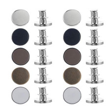 Deals and Offers on - EXCEART 10pcs Replaceable Jean Buttons Instant Button Removable Jean Metal Button Detachable Pants Button Pins Deals, Discounts & Offers on - EXCEART 10pcs Replaceable Jean Buttons Instant Button Removable Jean Metal Button Detachable Pants Button Pins