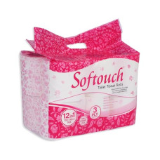Deals and Offers on - Softouch 3 Ply Toilet Paper tissue roll 12-in-1 (12 Rolls) Deals, Discounts & Offers on - Softouch 3 Ply Toilet Paper tissue roll 12-in-1 (12 Rolls)