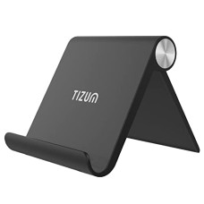 Deals and Offers on - tizum Foldable Tablet/Mobile Phone Tabletop Stand Holder, Adjustable Angle, Anti-Slip Pads, Cradle, Dock Compatible Deals, Discounts & Offers on - tizum Foldable Tablet/Mobile Phone Tabletop Stand Holder, Adjustable Angle, Anti-Slip Pads, Cradle, Dock Compatible
