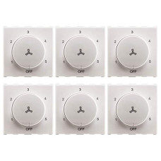 Deals and Offers on - Anchor by Panasonic 66504 100W, Step Fan Regulator (For High Speed Fans), 2M (White, Pack of 6) Deals, Discounts & Offers on - Anchor by Panasonic 66504 100W, Step Fan Regulator (For High Speed Fans), 2M (White, Pack of 6)