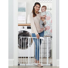 Deals and Offers on Baby Care - Regalo Easy Step Walk Thru Gate, White Deals, Discounts & Offers on Baby Care - Regalo Easy Step Walk Thru Gate, White