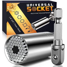 Deals, Discounts & Offers on Car & Bike Accessories - TCCO ENTERPRISE Universal Wrench Socket Tools Multi-Size in One Self Adjustable for Regularity or Irregularity Screw Improvement & Joint