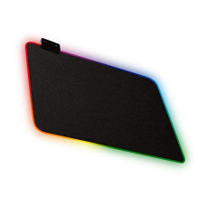Deals, Discounts & Offers on  - Zebronics Zeb-Blaze RGB Gaming Mouse Pad with Micro Weave Texture, 13 RGB Modes, Anti Slip Rubber Base (350x250mm)