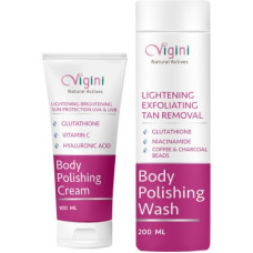Deals, Discounts & Offers on  - Vigini Body Whitening Lightening Brightening Skin Glow Moisturizer Polishing Scrub Kit(300 g)