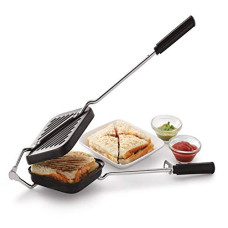 Deals, Discounts & Offers on  - PANCA Non-stick Gas Toaster Sandwich Maker | Regular Grill Sandwich Maker - Black