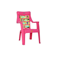 Deals, Discounts & Offers on Furniture - Prima Chhota Bheem Baby Plastic Chair 125 Modern and Comfortable with Backrest for Study | Play | Desk | Kids with Arms