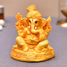 Deals and Offers on - ascension Handcrafted Yellow Ochre Pagdi Ganesha Beautiful Lord Ganesha Car Dashboard Idol Figurine Showpiece Sculpture Hindu Deals, Discounts & Offers on - ascension Handcrafted Yellow Ochre Pagdi Ganesha Beautiful Lord Ganesha Car Dashboard Idol Figurine Showpiece Sculpture Hindu