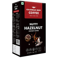 Deals, Discounts & Offers on  - Colombian Brew Hazelnut Instant Coffee Powder, No Sugar Vegan, 50gm