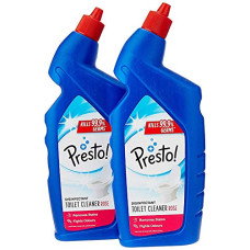Deals, Discounts & Offers on  - Amazon Brand - Presto! Disinfectant Toilet Cleaner, Rose - 1 L (Pack of 2)|Kills 99.9% Germs