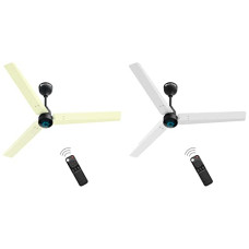 Deals, Discounts & Offers on  - atomberg Renesa 1200 mm BLDC Motor with Remote 3 Blade Ceiling Fan(Ivory and Black, Pack of 1) Renesa 1200 mm BLDC Motor with Remote 3 Blade Ceiling Fan(White and Black, Pack of 1)