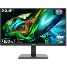 Deals, Discounts & Offers on Computers & Peripherals - Acer 23.8 inch Full HD IPS Panel with Acer Visioncare, VGA, HDMI, Ergonomic Stand, 2X2W Inbuilt Speakers, Flicker-Free Monitor (EK240YE)(AMD Free Sync, Response Time: 1 ms, 100 Hz Refresh Rate)