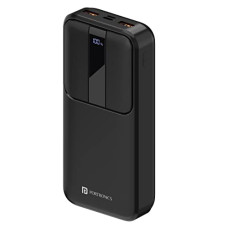Deals and Offers on - Portronics Power D 20k 20000 mAh Power Bank with 22.5W Max Output, Dual Input (Type C + Micro), Dual USB Output, Type C Output, LED Digital Display, Wake Up Button(Black) Deals, Discounts & Offers on - Portronics Power D 20k 20000 mAh Power Bank with 22.5W Max Output, Dual Input (Type C + Micro), Dual USB Output, Type C Output, LED Digital Display, Wake Up Button(Black)